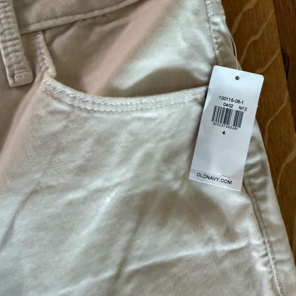 🆕 Old Navy Women's Cream Rockstar Super Skinny High Rise Jeans - Picture 3 of 4